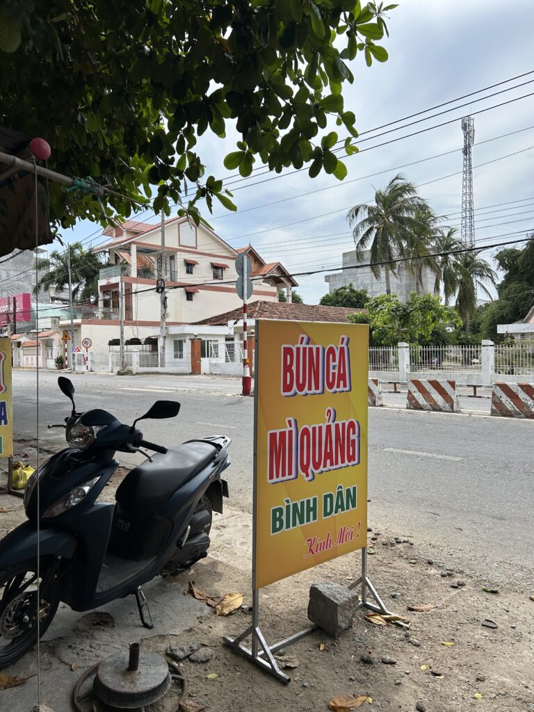 Quán bún cá ở Phan Rang